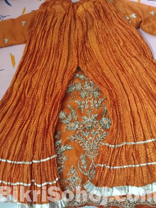 Pakistani gharara dress